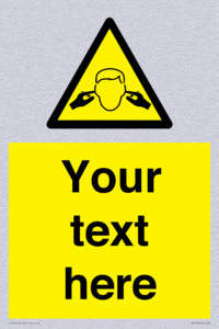 Custom Noise Hazard Sign